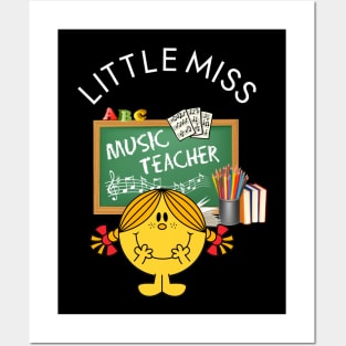 Little Miss MUSIC Teacher Posters and Art